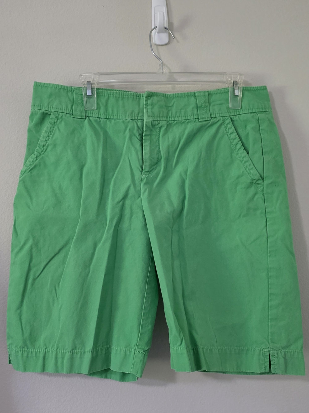 Lilly Pulitzer Bright Green Cotton Bermuda Shorts